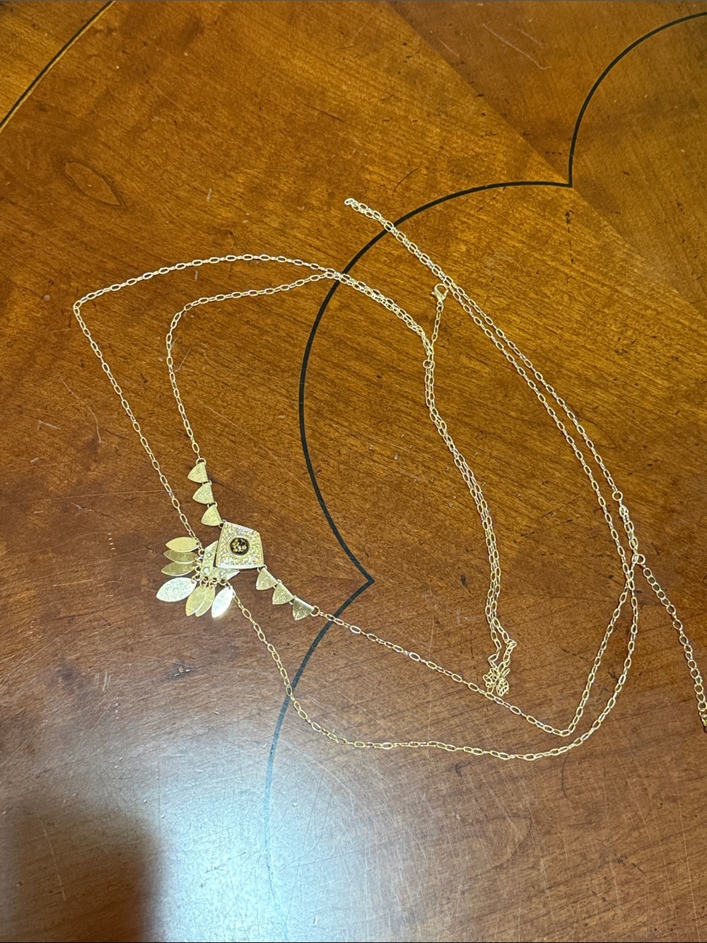 Gold-Tone Boho Geometric Statement Necklace from Anthropologie!!🔥🔥🔥 - Picture 16 of 16